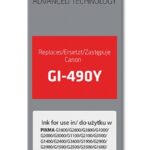 Activejet Encre AC-G490Y (remplacement de Canon GI-490Y ; Suprême ; 70 ml ; jaune)