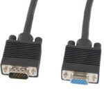 Lanberg CA-VGAC-10CC-0018-B+ câble VGA 1,8 m VGA (D-Sub) Noir