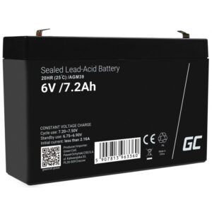 Green Cell AGM39 batterie rechargeable Sealed Lead Acid (VRLA) 7200 mAh 6 V