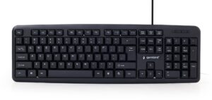 Gembird KB-U-103 clavier USB Anglais américain Noir