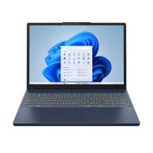 Lenovo IdeaPad Slim 3 15IRH10 Intel® Core™ i5 i5-13420H Ordinateur portable 38,9 cm (15.3") WUXGA 16 Go DDR5-SDRAM 512 Go SSD Wi-Fi 6 (802.11ax) Windows 11 Home Bleu