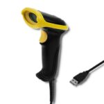 Qoltec 50867 Lecteur laser 1D | 2D | USB | Noir
