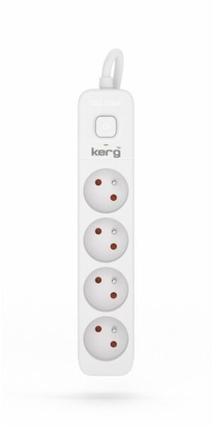 KERG multiprise avec interrupteur 4 prises 3m-10A