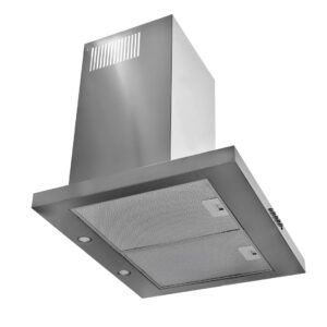 Hotte de cheminée Akpo WK-4 Feniks Slim 90 INOX ECO à montage mural Acier inoxydable