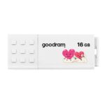 Goodram UME3 Valentine lecteur USB flash 16 Go USB Type-A 3.2 Gen 1 (UME3-0160W0R11-V) Blanc