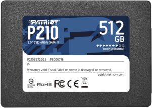 Patriot Memory P210 2.5" 512 Go Série ATA III