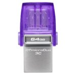 Kingston Technology DataTraveler 64 Go microDuo 3C 200 Mo/s dual USB-A + USB-C