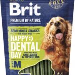 BRIT Premium Dog Snack Dental M - friandise pour chien - 180g