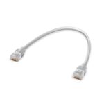 Ubiquiti UACC-Cable-Patch-EL-0.3M-W câble de réseau Translucide, Blanc 0,3 m Cat6