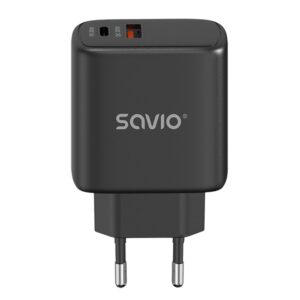 SAVIO LA-06/B USB Quick Charge Power Delivery 3.0 30W Chargeur interne