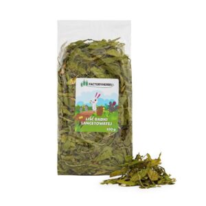 FACTORY HERBS Ribwort plantain leaves - friandise pour rongeurs et lapins - 100g