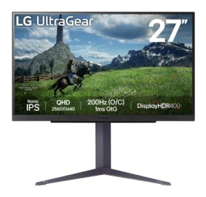 LG 27GS85Q-B écran plat de PC 68,6 cm (27") 2560 x 1440 pixels Quad HD Noir