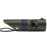 Mil-Tec Sifflet de survie 6 en 1 Olive
