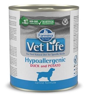 FARMINA Vet Life Diet DOG Hypoallergenic Duck & Potato - nourriture humide pour chien - 300 g