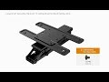 Support électrique Maclean pour TV, support TUYA, max VESA 600x400, 90st swivel, 32"-75", 35kg, MC-490