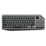 Techly ICTB9801TB clavier Universel RF sans fil + Bluetooth QWERTY Anglais américain Noir