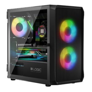 Logic PORTOS ARGB MINI Boîtier USB 3.0 noir