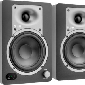 Fluid Audio C50BT - Moniteur de studio actif de référence à deux voies de 5 pouces avec Bluetooth (paire)