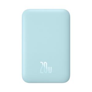 Baseus Magnetic Mini Air P10059002313-00 Banque d'énergie au lithium polymère 6000 mAh Bleu