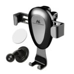 Support de téléphone de voiture Maclean, universel, pour grille de ventilation, gravitationnel, distance max. 90mm, MC-324