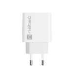 CHARGEUR RÉSEAU NATEC RIBERA USB-C 20W PD BLANC