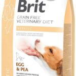 BRIT Grain Free Veterinary Diet Hepatic Egg&Pea - aliment sec pour chien - 2 kg