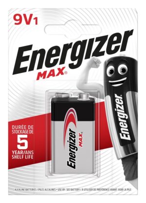 Pile Energizer Max 426660 9V 6LR61, 1 pièce, Eco pack