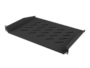 Lanberg AK-1008-B étagère pour baies 19'' 450/600/800mm (1U, 483x315mm, capacité de charge jusqu'à 20kg) noir