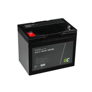 Green Cell CAV06 batterie de véhicule Phosphate de fer lithié (LiFePo4) 50 Ah 12,8 V Marine / Loisirs