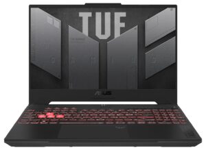 ASUS TUF Gaming A15 FA507NVR-LP017W Ryzen 7 7435HS 15.6 « FHD 144Hz Value IPS-level 250nits AG 16GB DDR5 SSD512 GeForce RTX 4060 8GB WLAN+BT LAN Cam720p 90WHrs Win11 Mecha Gray