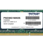 Patriot Memory 8GB PC3-12800 module de mémoire 8 Go 1 x 8 Go DDR3 1600 MHz