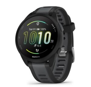 Garmin Forerunner 165 3,05 cm (1.2") AMOLED Numérique 390 x 390 pixels Écran tactile Noir GPS (satellite)