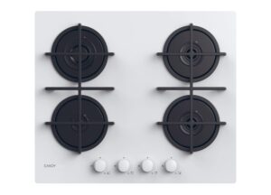 Candy CVG6WW Blanc Intégré 59 cm Gaz 4 zone(s)