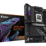 GIGABYTE X870E AORUS ELITE WIFI7 Carte Mère - Prend en charge les processeurs AMD Ryzen 9000, 16+2+2 phases VRM numérique, jusqu'à 8000Hz DDR5 (OC), 3xPCIe 5.0 + 1xPCIe 4.0, Wi-Fi 7, LAN 2,5GbE, USB 4
