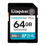 Kingston Technology Canvas Go! Plus 64 Go SDXC Canvas Go Plus Gen4 200 Mo/s C10 UHS-I U3 V30