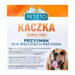 PETITTO Canard Rayures douces - friandise pour chien - 500 g