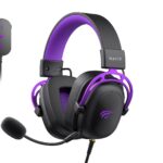 Havit H2002C+U - casque de jeu (noir et violet)