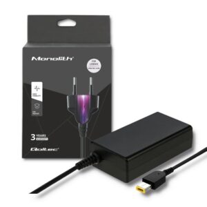 Qoltec 51556 adaptateur de puissance & onduleur Intérieure 65 W Noir