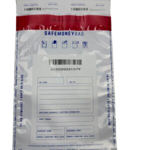 Enveloppes de sécurité BESTPAK SAFEMONEYBAG enveloppes de dépôt 190x260+35 mm B5 100 pièces Blanc
