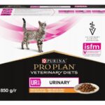PURINA Pro Plan Veterinary Diets UR St/Ox Poulet Urinaire - nourriture humide pour chats - 10x85 g