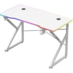 Huzaro Hero 1.7 RGB White - bureau de jeu