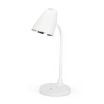 Montis Wielofunkcyjna akumulatorowa lampka biurkowa LED MT044 lampe de table 3 W Blanc