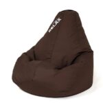 Sako sac pouffe chocolat poire XXL 140 x 100 cm