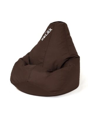 Sako sac pouffe chocolat poire XXL 140 x 100 cm