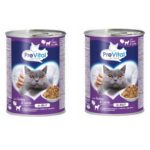 PREVITAL Turkey with lamb in jelly - nourriture humide pour chat - 2x415g