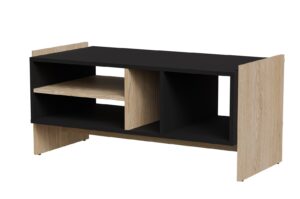 Cama PORTO banc/table 100x50x46 chêne/noir