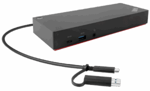 Lenovo 40AF0135EU station d'accueil Avec fil Noir