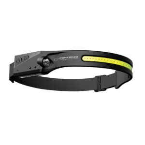 Esperanza EOT067 torche et lampe de poche Noir, Lampe frontale LED