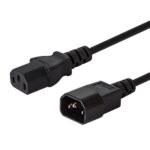 Savio CL-99 câble électrique Noir 1,2 m Coupleur C14 Coupleur C13