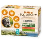 IAMS Naturally Senior Land & Sea Collection - nourriture humide pour chat - 12 x 85g